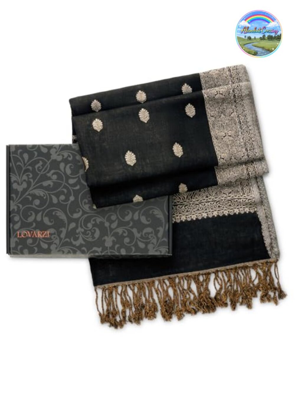Gift-Boxed Pashmina Scarf Women's Soft Wrap Present for Her